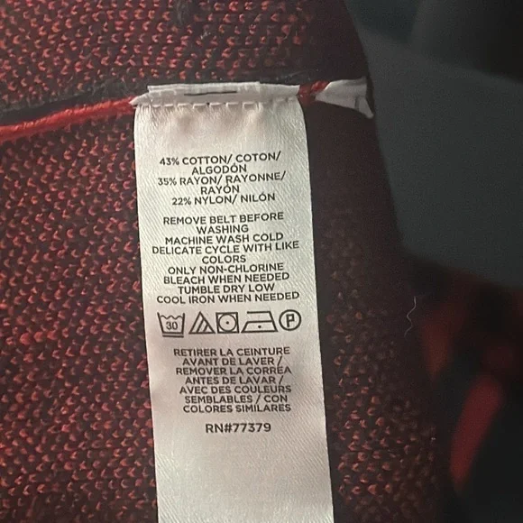 Ann Taylor Petite Plaid Mock Neck Sweater Dress Sz S - Picture 7 of 7